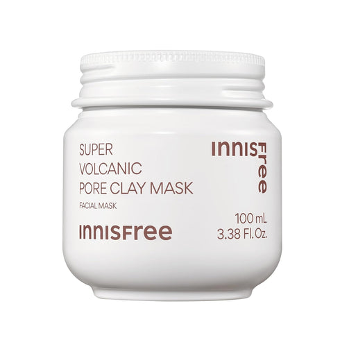 innisfree Super Volcanic Pore Clay Mask, Korean Pore Clearing Clay Mask with Volcanic Clusters and AHA...