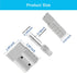 6 Pcs 50 Amp 8 Gauge Battery Quick Connector, Jumper Cable Plug Connect/Disconnect for Recovery Winch, Towing Systems(Grey)...