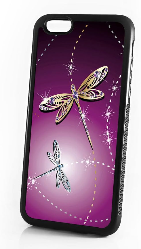 (for iPhone 8 / iPhone 7 / iPhone SE 2 (2020)) Phone Case Back Cover - HOT4224 Bling Dragonfly...