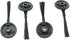 4pcs Side Brush for Shark ION Robot RVSBK950 RV750 R85 RV850 S87 Robot Vacuum Cleaner Sweeping Robot Accessories, Black, 3.9" Long, 1.4" Wide...