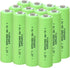 AA Rechargeable Batteries Rechargeable AA NiMH 600mAh Batteries for Outdoor Garden Landscaping String Lights Flashlight Mice (12 Count (Pack of 1)...