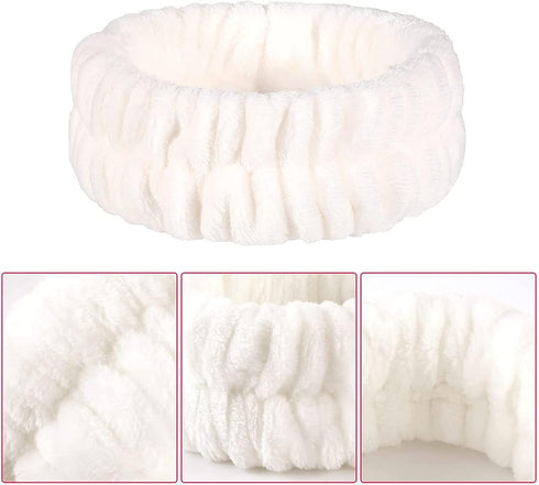 Face Washing Wristbands-Absorbent Wristband for Washing Face Microfiber Wrist Wash Band Towel, Makeup Skincare Prevent Liquids Spilling Down Arm (...