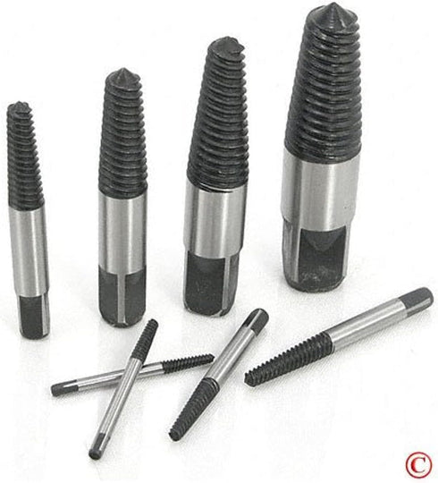 Malida Tools 8 Pcs,Broken Bolt,Damaged Screw,Easy Out Screw Bolt Extractor Set,Water Pipe Remover Set,Screw Extractor set....