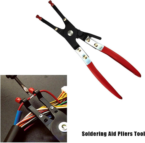 Soldering Plier, Meatal Soldering Clamp Wire Welding Clamp Pick?Up Aid Plier Tool for Automobile Maintenance Repairing Vehicle...