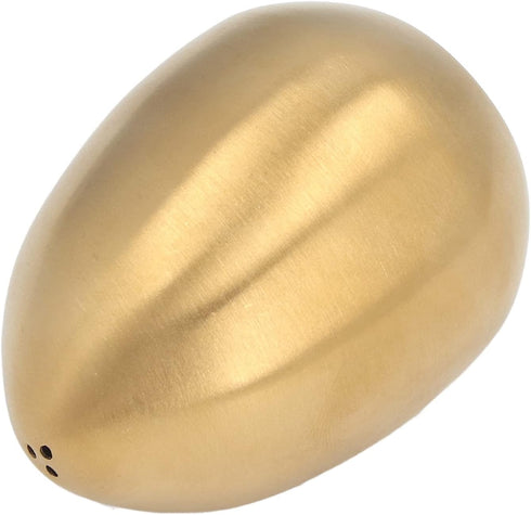 Spice Shaker, Stainless Steel Egg Shaped Spice Jar Pepper Shaker for Home and Kitchen Utensils(Gold)...