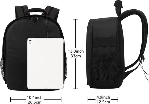 Camera Backpack Professional Camera Bag for DSLR/SLR Mirrorless Camera, Photography Backpack Case for Women Men Photographers, Camera Case Compati...