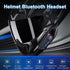 Y102X Helmet Talk Motorcycle Helmet Headset, Wireless Helmet Intercom for 2 People to Talk, with CVC Noise Reduction Music Control Response, Bluet...