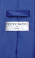 Vesuvio Napoli NeckTie Solid ROYAL BLUE Color Men's Neck Tie...