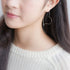 925 Sterling Silver Big Large Heart Hoop Earrings Threader Earrings for Women Thin Wire Lightweight 50mm for Women...
