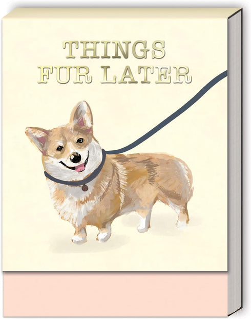 Punch Studio Molly & Rex Corgi Pocket Notepad (36632)...