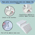 6-piece pet gate fence support feet plastic triangular isolation fence reinforcement accessories freestanding dog gate fence panel Suitable for co...