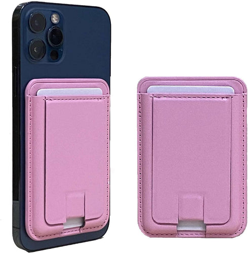 Stand Magnetic Wallet Card Holder with MagSafe Walet for Apple iPhone 14 Pro Max/14 Plus/14 Pro/14/13 Pro Max/13 Pro/13/12 Pro Max/12/12 Pro, (Pin...
