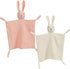 insular Bunny Lovey Blanket for Boys and Girls, Organic Cotton Muslin Security Blanket for Babies, Soft Breathable Lovie Soothing Towel for Newbor...