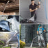 Pressure Washer Extension Wand - Sprayer Lance Extension with 5 Spray Nozzles, Angled Extension Wand for Car Washer, High Pressure Washer Gutter R...