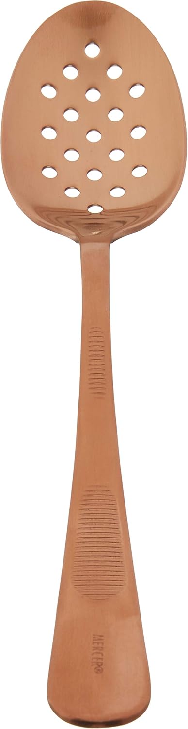 Mercer Culinary 18-8 Stainless Steel Plating Spoon, 7-7/8 Inch, Rose Gold...