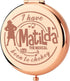 KEYCHIN Broadway Matilda Pocket Mirror Matilda Fans Gifts I Have been to Chokey Matilda Compact Makeup Mirror Matilda Merch (Matilda-RG)...