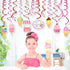 30Ct Ice Cream Hanging Swirl Decorations, Summer Party Supplies, Ice-Cream Birthday Theme, Kids Decor for First 1st Boy Girl Baby Shower, Ice Crea...