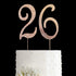 MAGJUCHE Gold 26" Crystal Cake Topper, Number 26 Rhinestones 26th Birthday Cake Topper, Men or Women Birthday or 26th Anniversary Party Decoration...