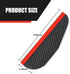 2 PCS Car Carbon Fiber Rear View Mirror Rain Eyebrow, 7.1" x 2.2" PVC Flexible Waterproof Reflective Protective Board, Rainwater Deflector to Main...