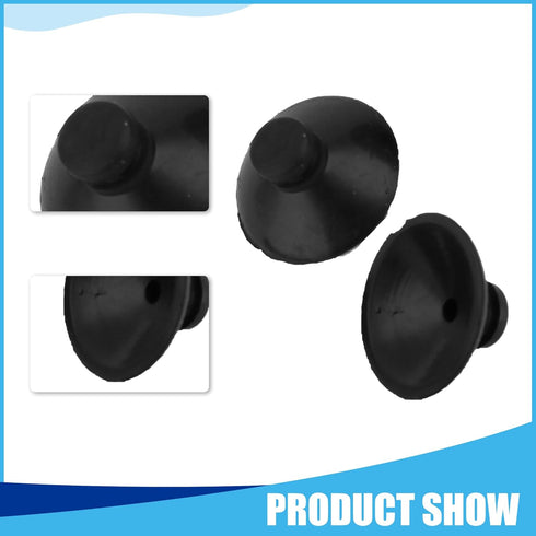 Aquarium Suction Cup, Rubber Water Pipe Air Tube Hose Suction Cup for Aquarium Fish Tank 0.79Inch(Black,30Pcs)...
