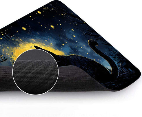 Black Cat Mouse Pad Cute,Anime Cat Mouse Pads for Wireless Mouse Desk Accessories,Mousepad with Non-Slip Rubber Base,Gaming Mouse Pad,Mouse Mat De...