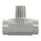 Brennan Industries 5604-06-06-06-FG Forged Steel Branch Tee Tube Fitting, 3/8"-18 NPTF x 3/8"-18 NPTF x 3/8"-18 NPTF Thread, 3/8" Female NPTF x 3/...
