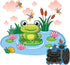 Frog Lotus Pond Metal Die Cuts,Cutting Dies Cut Stencils for Scrapbooking DIY Album Stamp Paper Card Embossing Decoration Craft...