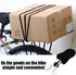 Bike Luggage Strap, Adjustable Elastic Bike Luggage Belts with Aluminum Alloy Hooks for Outdoor Hanging Tools (Black)...
