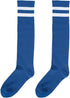 Blue Striped Knee Socks - Versatile One Size Fit - Ultimate Comfort & Style Socks Ideal For Athletics, Everyday Wear & Festive Parties - 1 Pair...