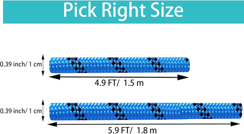 5.9 FT Dog Leash with Comfortable Padded Handle Reflective Material Leash for Large and Small Dogs, Navy Blue...