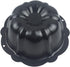 4 Inch Nonstick Mini Bundt Cake Pan, Set of 4 for Baking, Carbon Steel Fluted Cake Pans, Metal Round Pumpkin Shaped Cake Mould for Cupcake, Muffin...