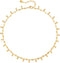 Dainty Gold Choker Necklace 14k Gold Plated CZ Leaf Drop Beads Chain Chokers Handmade Delicate Simple Necklaces Jewelry...