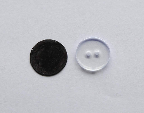 GANSSIA 15mm(5/8 Inch) Plastic Clear Buttons with 2 Holes,Transparent Button for Shirt Sewing Scrapbooking DIY Project, Pack of 200pcs...