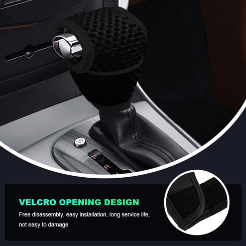 Car Gear Shift Knob Cover, Car Shift Cover, Automotive Manual Stick Shifting Handle Gear Shift Knob Protector, Vehicle Decoration Accessories Univ...