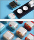 3 Pcs Tea Tin Canister Mini Tea Storage Box Rustproof Square Coffee Tea Sealed Box for Store Crafts Snacks Candy and Tea...
