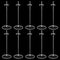 10 Pcs Acrylic Doll Stands Display Holder for 11" to 13" Dolls and Action Figures Doll Accessories...