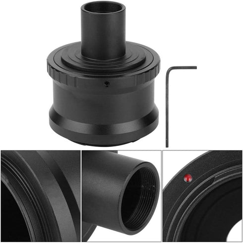 Lens Adapter Ring for NEX Mount, Aluminium Alloy Camera Microscope Eyepieces Converter Adapter M42 * 0.75mm T-NEX Ring 23.2mm to for NEX Mount Cam...