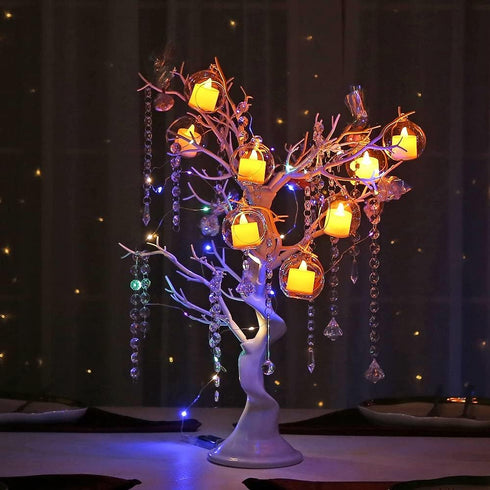 12 Pcs 3.15"/ 8cm Hanging Candle Holder Glass Globes for Candles, Air Plant Holders Terrarium Hanging Tea Lights Candle Holder Home Wedding Party ...