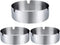 Pack of 3 Cigar Ashtray Tabletop Round Stainless Steel Ash Tray Suitable for Cigarette Ash Holder for Home...
