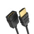 Cmple - HDMI Extension Cable 3 ft Male to Female HDMI Adapter Cord 4K@60Hz 2150p 1080p 3D Audio/Video Extender Compatible with Laptop, Gaming PC, ...