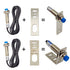 M12 Inductive Proximity Sensor LJ12A3-4-Z/BY Normally Open Detection Approach Switch PNP NO 3 Wire DC 6V-36V with I Type Bracket (2 Pack, PNP NO+I...