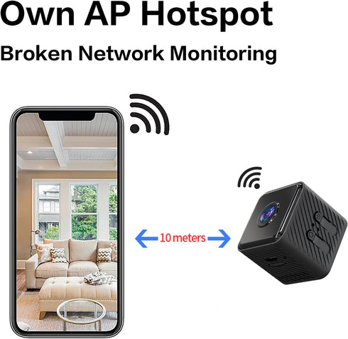 Indoor Camera,Cameras For Home Security Indoor,Security Cameras Wireless,1080P With Motion Detection,Infrared Night Vision,Remote Monitoring,Wirel...