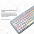 Ultra Thin Silicone Keyboard Cover for Logitech K380 Multi-Device Bluetooth Keyboard Protective Skin-Pink Ink...