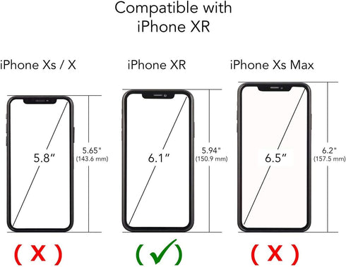TORU CX PRO for iPhone XR Case Wallet | Protective Shockproof Heavy Duty Cover with Hidden Card Holder & Card Slot |Wrist Strap, Lightning Adapter...
