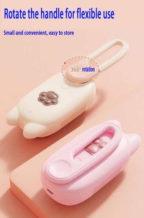 Steam Cat Brush Dog Brush for Shedding Rechargeable Cat Brush Unique Pet Brush The Handle Can be Rotated 360° (pink)...
