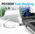 USB C Magnetic Adapter 24 pin Straight 2 Pack PD 100W Fast Charging 10Gbs Data Transfer USB3.1...