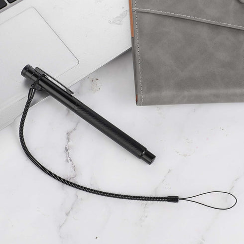8 PCS Elastic Lanyard Tether Retractable Spring Coil Strap Pens Coil Spring Straps Touch Pens Plastic Coil Spring Leash Stylus Lanyard Cord for Te...