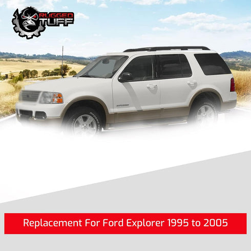 exactafit 8653R Passenger Side Mirror Glass Replacement Repair Compatible With 1995-2005 Ford Explorer, 2001-2005 Explorer Sport Trac, 1995-2005 R...
