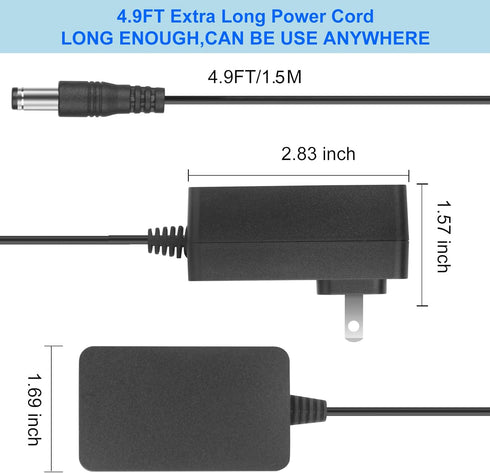 36V Charger for INSE S6 S6P S6T S600 S610 S650 S670 Pro Cordless Vacuum Cleaner Power Cord for INSE CZH024360050USWH Cordless Hand Vacuum AC DC Ad...