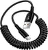 Android Auto USB C Cable for Car Retractable iPhone 15 Charger Cord USB to USB C Coiled Cell Phone Power Cord 3FT for iPhone 15/15 Pro Max/15 Plus...